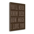 thumbnail image 2 of Tangletown Fine Art 'Deer Love' Textual Art on Wrapped Canvas, 2 of 2