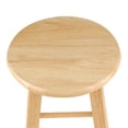 thumbnail image 5 of Winsome Wood Pacey 24" Counter Stools, Set of 2, Natural, 5 of 5