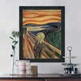 thumbnail image 6 of The Scream Framed Print by Edward Munch, World Famous Wall Art Collection, The Scream Print Will Grace Living Room or Office Decor, 11x14, 2481CH, 6 of 7