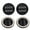 Black, variant on 4Pcs Nonslip Furniture Chair Wheel Stoppers Rubber Bed Frame Stopper Caster Cups for Furniture, Sofa, Bed, Chairs