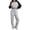 #+002Dark Blue, variant on 2 Piece Sweatsuit for Women Plus Size Long Sleeve Lounge Drawstring Sweatshirt Wide Leg Sweatpants Solid Color Loose Outfits Trendy Winter Matching Sets with Pockets 2025 Gray XL