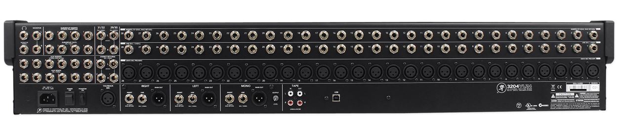 New Mackie 3204VLZ4 32-channel 4-Bus FX Mixer w/ USB 3204-VLZ4 + Mixer Stand - image 3 of 10
