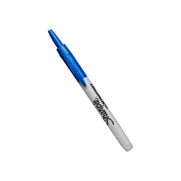 Sharpie RETRACTABLE - Marker - permanent - black, red, blue - fine - retractable (pack of 3)