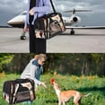 thumbnail image 7 of Woodpecker Premium Pet Carrier Bag - 900D Oxford Cloth, Sherpa Base, Nylon Webbing | Size: 17x10x11.8 in | Durable and Stylish Dog Travel Tote, 7 of 7