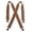 Tan, variant on Men's Big & Tall Elastic Clip-End 2 Inch Work Suspenders, Size: one size