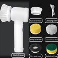 thumbnail image 5 of 1pc household electric pot brush, handheld fully automatic dishwashing brush, powerful removal of scale and oil stains, multi-functional cleaning brush for non-stick pots, 5 of 6