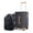 Dark Gray and Black, variant on SUGIFT 2 Piece Luggage Set with Backpack, 20 Inch Carry-On Hardshell Suitcase with Spinner Wheels and TSA Lock, Lightweight PC Travel Set, Dark Brown