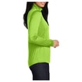 thumbnail image 3 of Womens PosiCharge Competitor 1/4-Zip Lightweight Polyester Pullover Lime Shock Large, 3 of 8