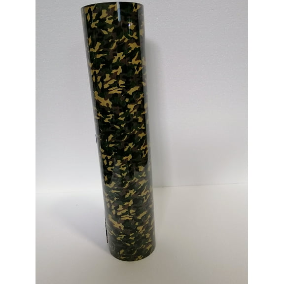 INTBUYING Heat Transfer Vinyl for Transfer Craft Camouflage Military 20in*1yard