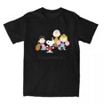 thumbnail image 3 of Camiseta divertida de Peanuts, Snoopy y Charlie Brown para hombres y mujeres, camiseta de algodón con estampado de dibujos animados lindos, 3 of 5