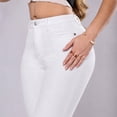thumbnail image 4 of Jeans Super Skinny Mujer Savi Basic Blanco Tiro Medio SB4810, 4 of 6