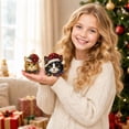 thumbnail image 5 of 10-Pack Cat Christmas Pearl Art Kit with 5D Diamond Painting Ornaments, Multicolor Feline Designs for Cat Lovers, Tree Decorations, 5 of 5