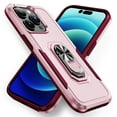 thumbnail image 1 of Allytech Hybrid Case Cover for Apple iPhone 15 Pro 6.1", with Ring Holder Stand Compatible for Car Mount Rugged Bumper Military Grade Protection Phone Case for iPhone 15 Pro- Pink, 1 of 9