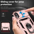 thumbnail image 3 of JTCASES for iPhone XR Case, Heavy Duty Protection Magnetic Car Mount Rotating Stand [Slide Camera Window] Rugged Shockproof Anti-fall Shell for iPhone XR, Rosegold, 3 of 7