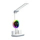 thumbnail image 3 of Lámpara de escritorio LED, ajustable para el cuidado de los ojos, con reloj, con portalápices, lámpara de noche, lámpara de lectura para habitación, minutero, 3 of 8