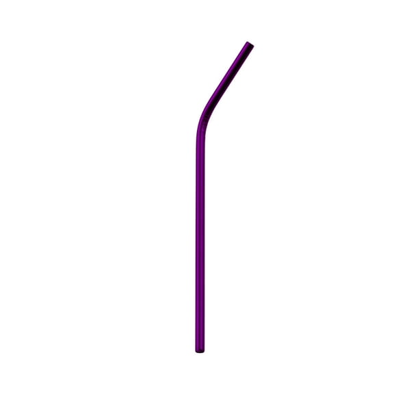 1 Bend Stainless Steel Straws Extra LONG fits 30 oz & 20 oz Yeti Tumbler Rambler Cups - CocoStraw Brand Drinking Straw