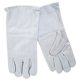 thumbnail image 1 of Guantes protectores de trabajo de soldadura con aislamiento térmico largo forrados de cuero y algodón, 1 of 4
