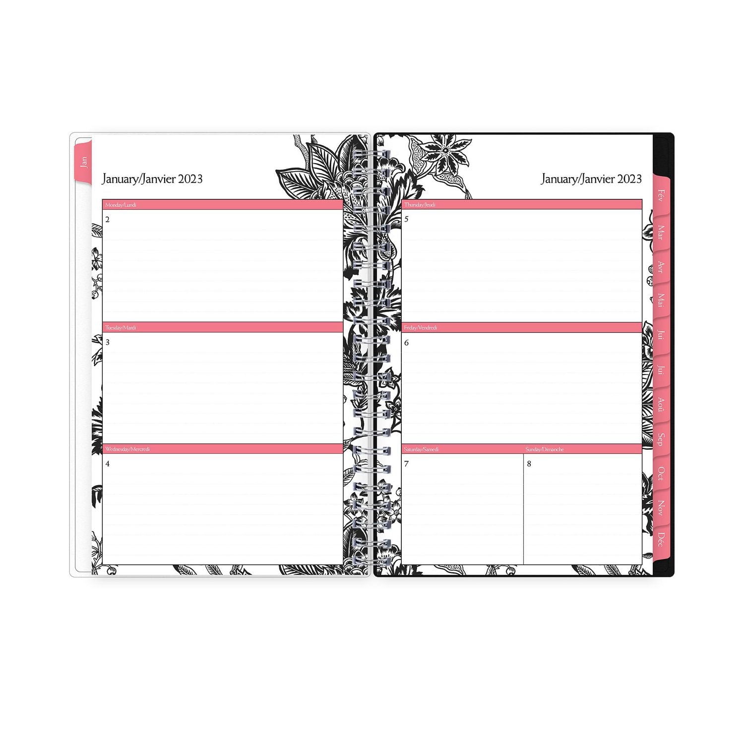 2023 Weekly Monthly Planner, 5x8, Blue Sky, Analeis