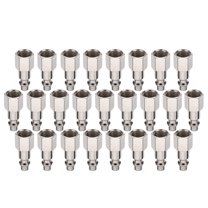 25pcs Industrial Air Plug 1/4" NPT Female High Flow Quick Connect Air Fittings Air Compressor Accessories
