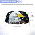 thumbnail image 7 of Jeiento Eagle American Flag Print Universal Winch Cover Lightweight Winch Protection Cover Compatible with Most 8500-17500 Lbs Electric Winches, 7 of 7