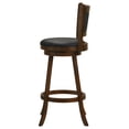 thumbnail image 6 of Broxton Upholstered Swivel Bar Chair Chestnut (Set of 2), 6 of 13