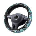 thumbnail image 5 of YFYANG Universal Elastic Sea Beach Wildlife Car Steering Wheel Cover, Non-Slip Sweat Absorbent, 5 of 8