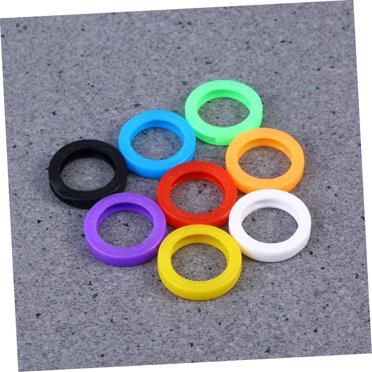 50pcs Key Cap Covers, Silicone Colorful Key Tags...