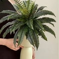 thumbnail image 4 of 2025 New Artificial Fern for Outdoors Ferns Large Artificial Ferns for Front Porch Halls Indoors Gardens Churches Window Box Decorating, 4 of 4