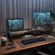 thumbnail image 5 of Soporte de doble monitor WESTREE de madera y acero para 2 monitores, 5 of 7
