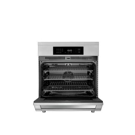 Dacor - 5.2 Cu. Ft. Self-Cleaning Freestanding Electric Induction Convection Range - Stainless steel