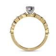 thumbnail image 4 of IGI Certified Lab Grown Diamond Ring | Center 10x5mm Marquise Cut Solitaire Engagement Promise Rings For Women In 18k Solid Yellow Gold | F-G, VS-SI Quality (1.25 Ctw) Ring Size-9, 4 of 7