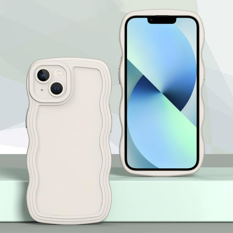 Case for iPhone 12 Mini Case,Wave Curly Frame Design,Soft Flexible