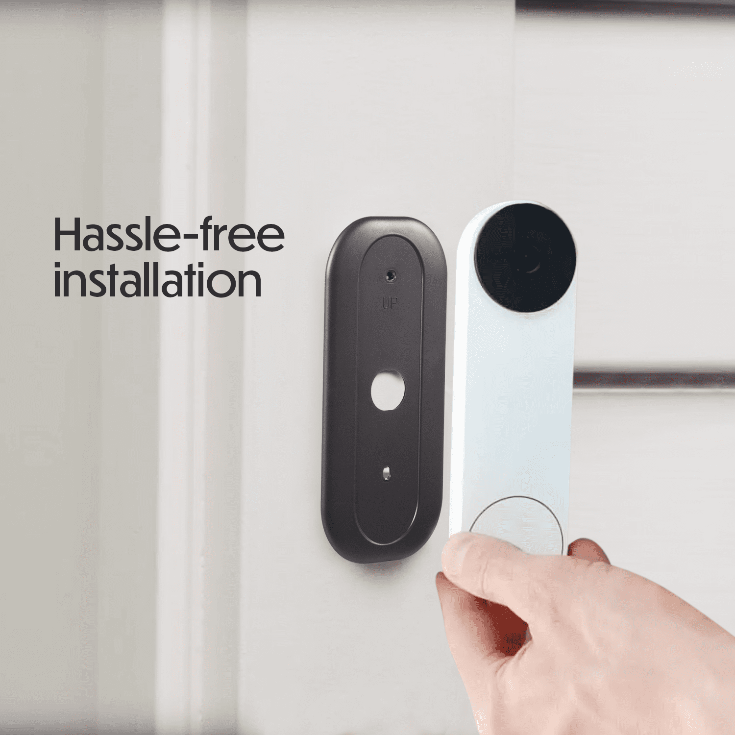 Wasserstein Wall Plate For Google Nest Doorbell (battery) - Made for Google Nest<br>