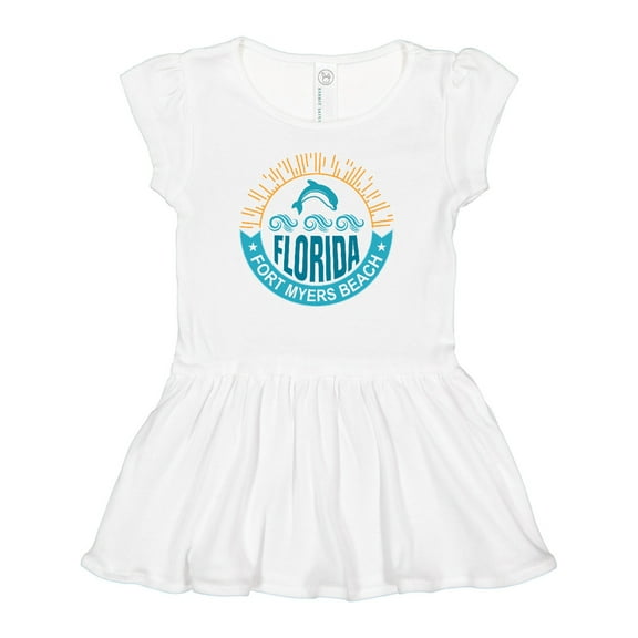 Inktastic Fort Myers Beach Florida Vacation Girls Baby Dress