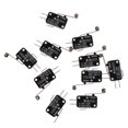 thumbnail image 1 of 10 Pcs Micro Limit Switch Long Hinge Roller Lever Arm Snap Action LOT, 1 of 5