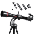 thumbnail image 1 of Telescopio Astronómico Refractor Tasco  Spacestation 60x700mm AZ con buscador de punto rojo para Principiantes, intermedio y avanzados, 1 of 9