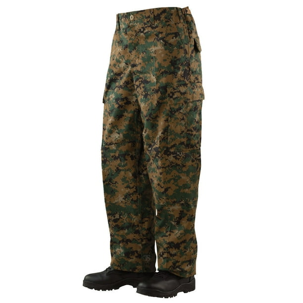 Tru-spec - Tru-Spec BDU Pants with Cell Phone Pocket - WOODLAND DIGITAL - Medium/Regular