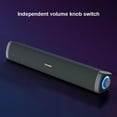 Jrocdr Game Speakers Desktop And Laptop Wired LED Bar Speakers 360