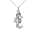 thumbnail image 1 of Collier Pendentif Hippocampe en Argent Sterling, 18 Pouces, 1 of 1
