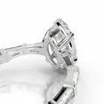 thumbnail image 4 of Alor Jewel 14K White Gold Plated Moissanite Ring for Women's - Marquise Cut Excellent 2.2 Ct Moissanite Ring - Solitaire with Accent Moissanite Ring for Her - Engagement Wedding Moissanite Ring, 4 of 4