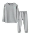 thumbnail image 3 of Tawop Thermal Underwear Unisex Long Johns Warm Winter Crewneck Long Sleeves Outfits Top and Bottom Set Base Layer Fall Clothing, 3 of 5