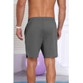 thumbnail image 5 of QDG Mens Athletic Running Shorts Quick Dry Shorts Lightweight Sports Gym Basketball 7inch Hiking Tennis Dark Gray XL, 5 of 10