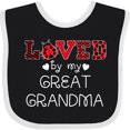 thumbnail image 3 of Inktastic Loved by My Great Grandma Cute Ladybug Boys or Girls Baby Bib, 3 of 4