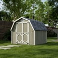 thumbnail image 2 of Little Cottage Co. 8x8 Classic Gambrel Barn with 4 ft. Sidewalls, Outdoor Wood Storage Shed Do-It-Yourself Precut Kit, 2 of 13