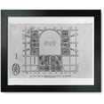 thumbnail image 1 of Framed Print: Library Of Congress, Washington, D.C. Site Plan, circa 1886, 1 of 3