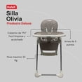 thumbnail image 2 of Silla Alta Periquera Motek Olivia Plegable Deluxe Color Gris, 2 of 6