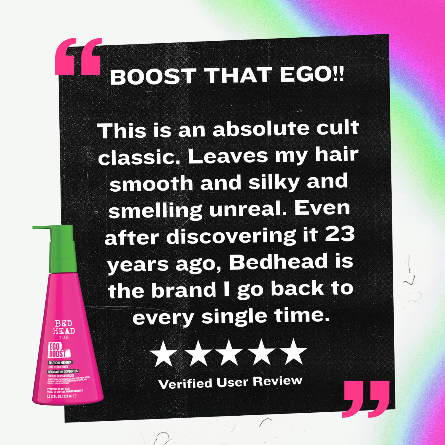 Bed Head Ego Boost Split End Mender Leave-In Conditioner, 8 oz photo 7