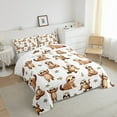 thumbnail image 3 of Manfei Animal Sloth 3 Pieces Queen Comforter Set,Jungle Safari Bedding Sets,Kawaii Wildlife Bedding Comforter Set,Super Cozy Cartoon Room Decorative,Reversible, 3 of 8
