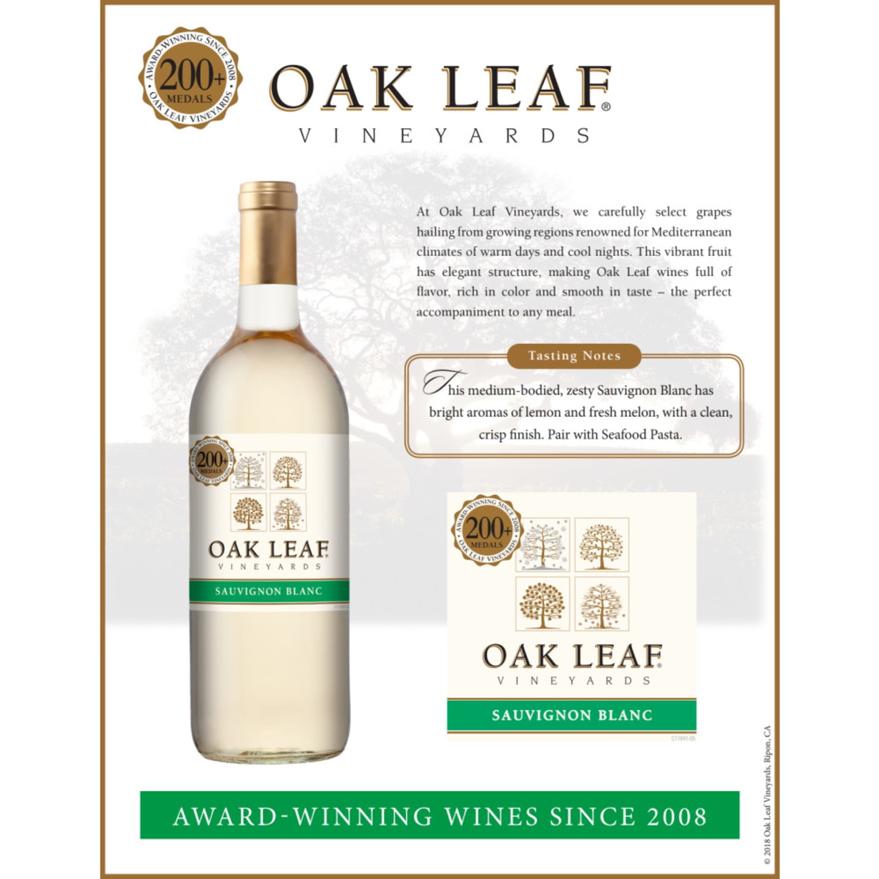 Tropical White Wine Oakleaf Wine Walmart Oak Leaf Oak Leaf