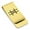 Gold, variant on Stainless Steel Zinc Alchemy Symbol Classic Slim Money Clip Credit Card Holder